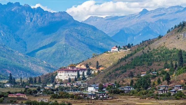 Paro Rinpung Dzong in Bhutan.