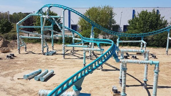 This structure being built in Germany will become the longest roller coaster at sea.