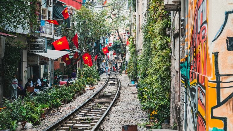 Authorities in Hanoi wave red flag at one of the city’s most Instagrammed streets.