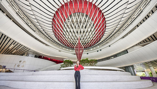 Hong Kong's Xiqu Museum is an elegant performance venue that embraces the cultural richness of Chinese opera.