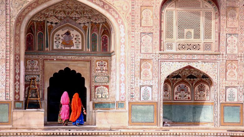 India has secured non-leisure travel bubbles with 27 countries so far, with US leading the way at 60% for the next six months. Pictured: Amber Fort, Jaipur