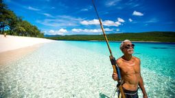 One of the stunning white sand beaches on Jaco Island located in the Nino Konis Santana National Park.