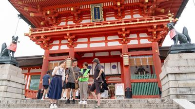 Kyoto has issued several tourist alerts this year, including its famous Arashiyama bamboo groves damaged by graffiti.