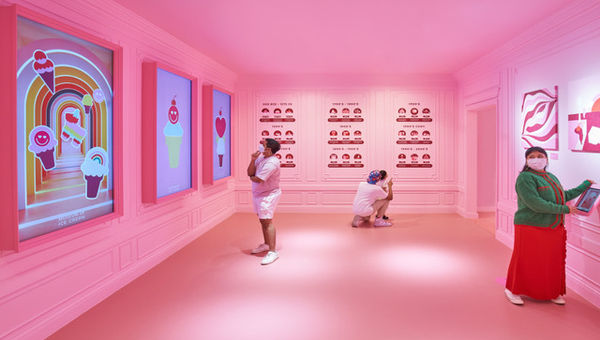 Food-related attractions are a big topic in social conversations. Here Singapore’s Museum of Ice Cream.