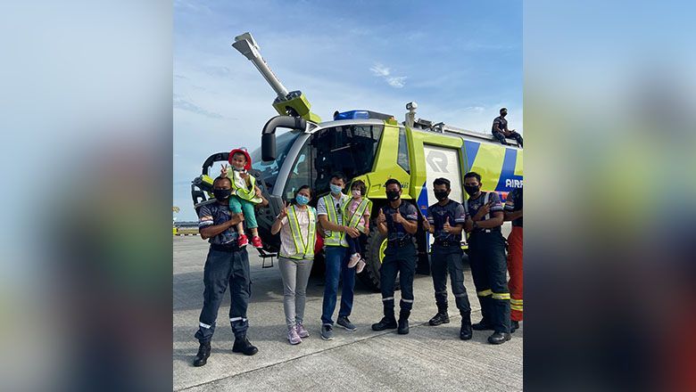 Sama-Sama Hotel KLIA recently offered a staycation package that included a visit to the Airport Fire Rescue Service.