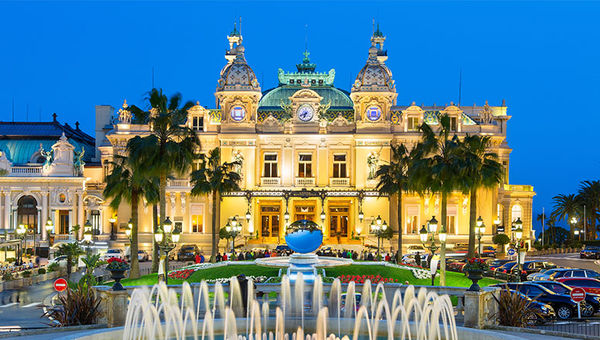 The storied Monte Carlo Casino in Monaco.