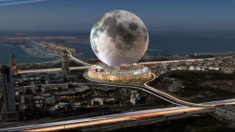 An illustration of the proposed Moon Resort in Dubai. Courtesy of MOON World Resorts Inc.