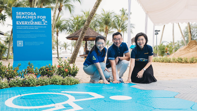 From left: Lee May Gee, deputy CEO, SG Enable; Eric Chua, senior parliamentary secretary, Ministry of Culture, Community and Youth & Ministry of Social and Family Development; Thien Kwee Eng, chief executive, SDC