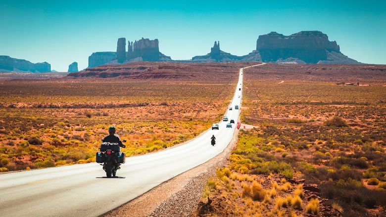 Cruising Route 66 through Arizona allows a visit to the Grand Canyon.