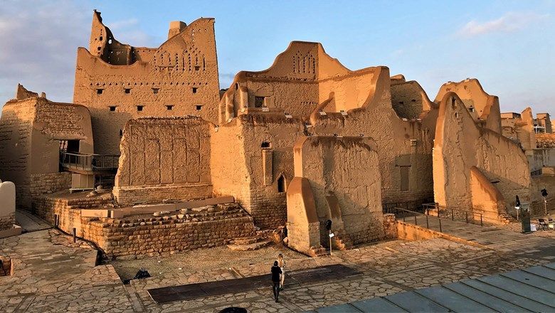 The mud-and-straw buildings of Diriyah, a Unesco World Heritage Site outside Riyadh, where the first Saudi state took root 300 years ago.