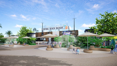 Silosa Beach is one of the first to trial cooling features, including cool paint coatings and misting systems.