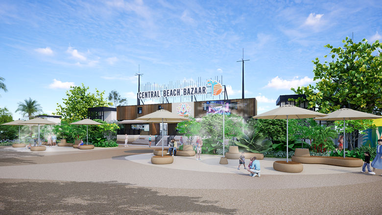 Silosa Beach is one of the first to trial cooling features, including cool paint coatings and misting systems.