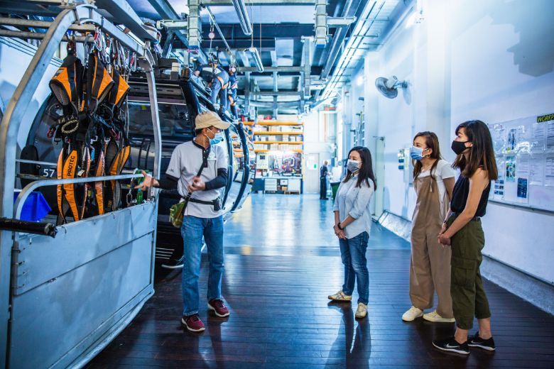 A back-of-house tour of the cable car service linking Sentosa and Mount Faber is part of the insider experiences offered.