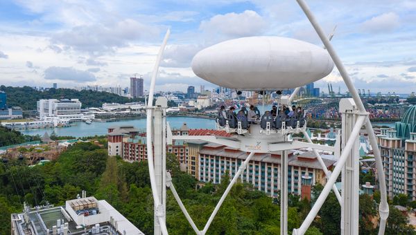 The SkyHelix is touted as Singapore’s highest open-air panoramic ride.