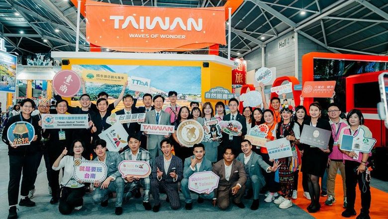 The Taiwan booth at the recent NATAS fair in Singapore.