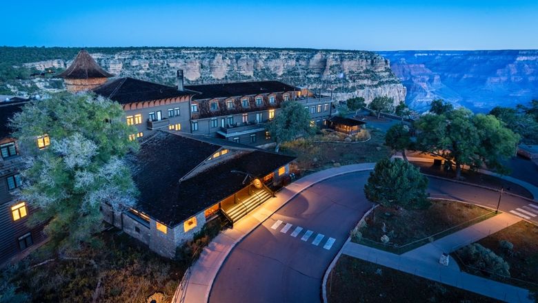 The Grand Canyon South Rim Hotel.