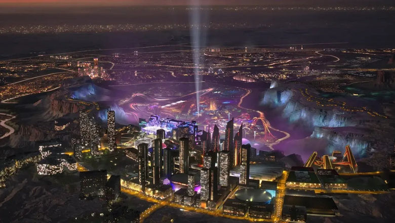 Qiddiya City will feature motorsports, Six Flags theme park, Falcon’s Flight rollercoaster, the largest water park, esports, and cultural venues.