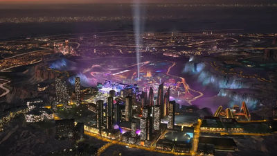 Qiddiya City will feature motorsports, Six Flags theme park, Falcon’s Flight rollercoaster, the largest water park, esports, and cultural venues.