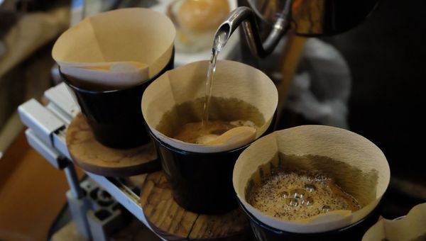 Pour over coffee at Tokyo's Arise Coffee.