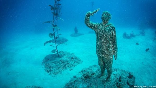The Museum of Underwater Art is a new attraction that blends art with reef restoration in hopes of inspiring positive environmental action among visitors.