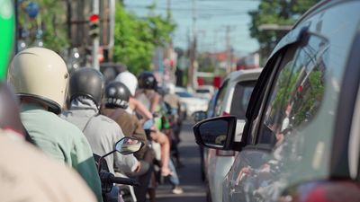 Locals in Bali are calling for more transport infrastructure to avoid gridlock on the roads.