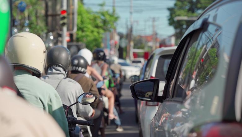 Locals in Bali are calling for more transport infrastructure to avoid gridlock on the roads.