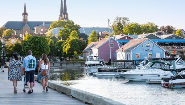 Charlottetown harbour of Prince Edward Island.