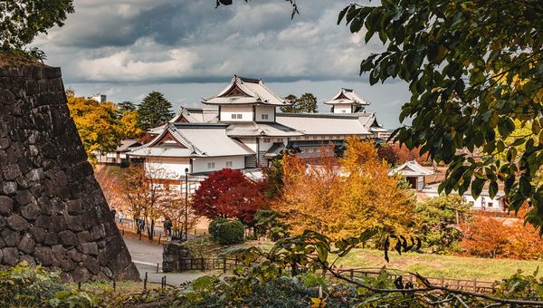 Kanazawa Castle, originally constructed in the early 17th century, showcases impressive Edo-period architecture and meticulously landscaped gardens, reflecting the region's feudal legacy and samurai history.