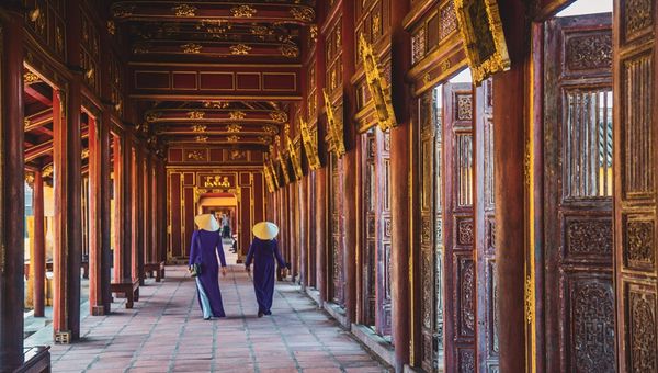 The Imperial City in Huế, Vietnam, is a vast walled fortress and former imperial capital, showcasing Nguyen dynasty architecture, royal tombs, temples, and historic gates.