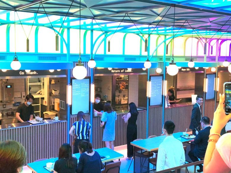 One venue that officially launched on Monday that will be glad of the new relaxed rules for public gatherings, is BaseHall, an upscale food court in Central