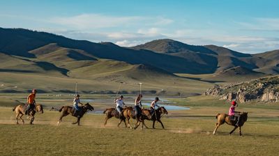 The Genghis Khan Retreat honours Mongolia's equestrian legacy, granting guests access to stunning landscapes and engaging in polo tournaments.