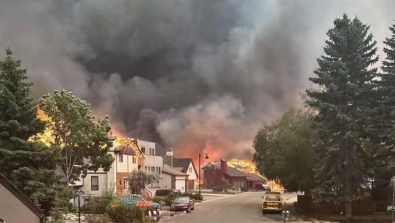 A third of the town of Jasper has been destroyed in a massive wildfire.