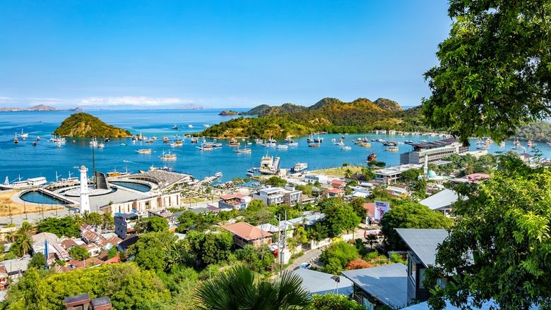 Flight services in the region, including those to Komodo Island, have resumed although tourists are being urged to check with airlines and hotels for up-to-date information. Featured: Harbour of Labuan Bajo