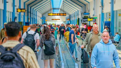 Around one third of the country’s arrivals take place through the Middle East.