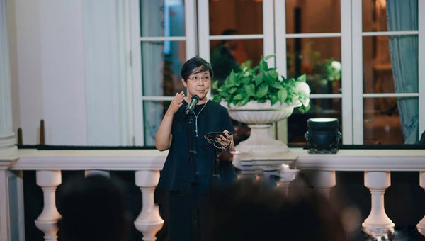 Maria Helena De Senna Fernandes, director of Macao Government Tourism Office (MGTO) speaking at a press conference during PATA Annual Summit 2024, touching on the topic of attracting Muslim travellers to Macao.