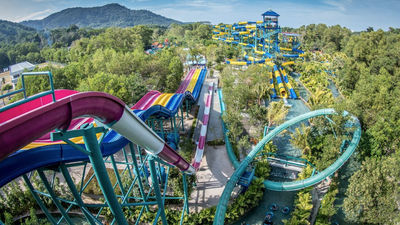 The world’s longest waterslide is at Penang, Malaysia.