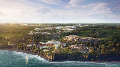 Nuanu Creative City covers an area of 44 hectares.