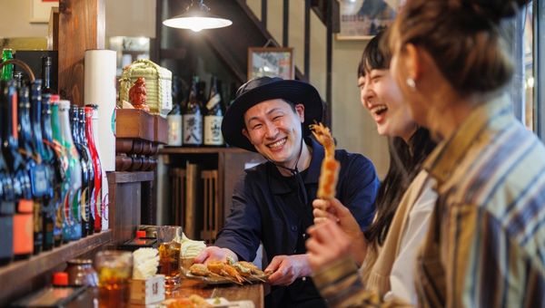 Nishinari is a district famed for late-night bars, izakayas, and karaoke spots.