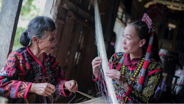 Maria Margarita Nograles (right) aims to spur tourism in the Philippines by promoting indigenous heritage, empowering communities, and showcasing the country’s rich cultural identity on a global stage.