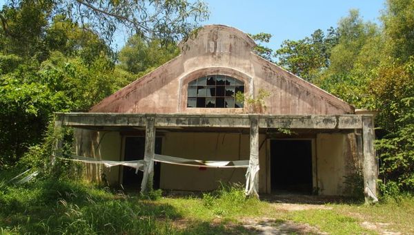 This British-built structure, dating back to 1911, is part of the abandoned detention/prison centre in Pulau Jerejak.