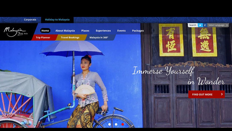 New website and tourism ambassador for Malaysia