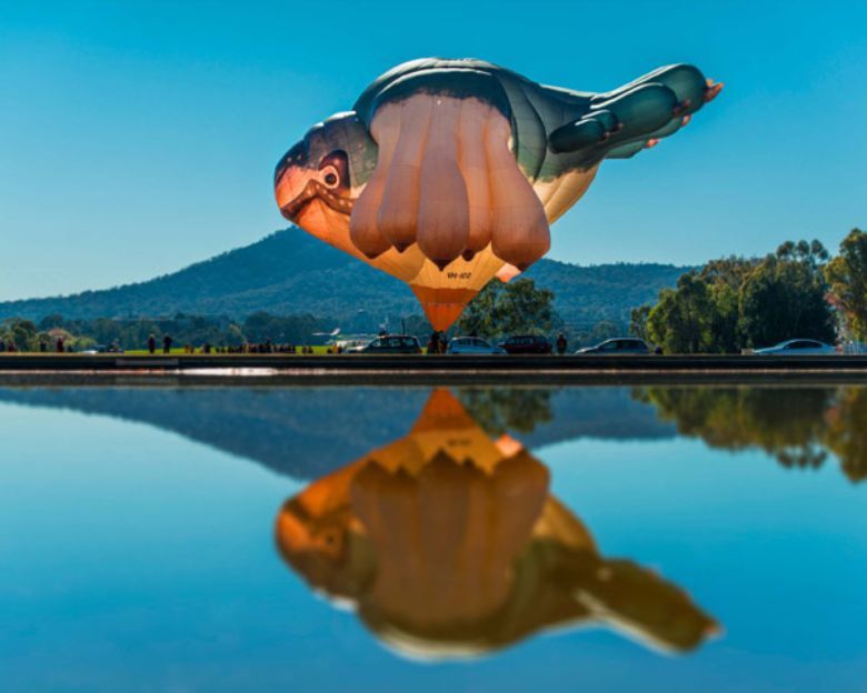 Skywhale, created by Australian artist Patricia Piccinini and now part of the National Gallery of Australia collection, is scheduled to fly on Canberra Day, Monday March 9.