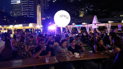STREAT 2018 occupied a bigger event space this year on Empress Lawn.