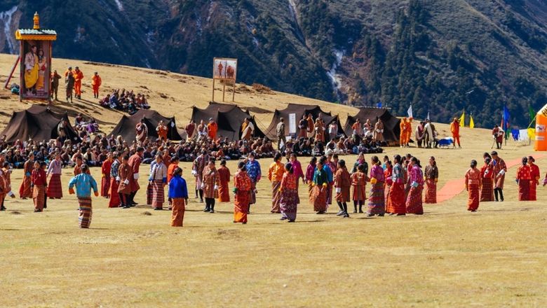 Bhutan’s annual Royal Highland Festival helps to preserve the culture of nomadic highland people.