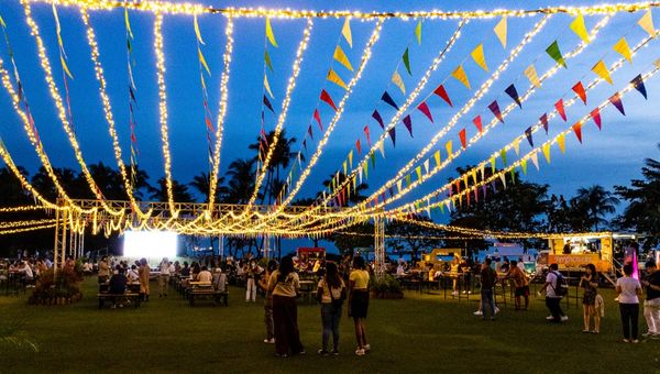 Sentosa Food Truck Fiesta at Palawan Green offers diverse street food from specially fabricated trucks, accompanied by lively entertainment and activities.