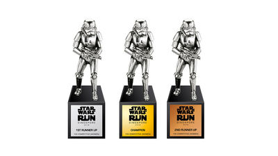 All finishers for the 10km and 5.4km categories in the STAR WARS RUN SINGAPORE 2018 will receive a commemorative medal and finisher t-shirt.