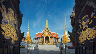 The Grand Palace in Bangkok, Thailand, where tourists have been the target of touts.