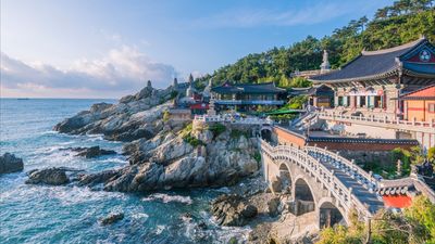 Haedong Yonggungsa Temple in Busan, South Korea.