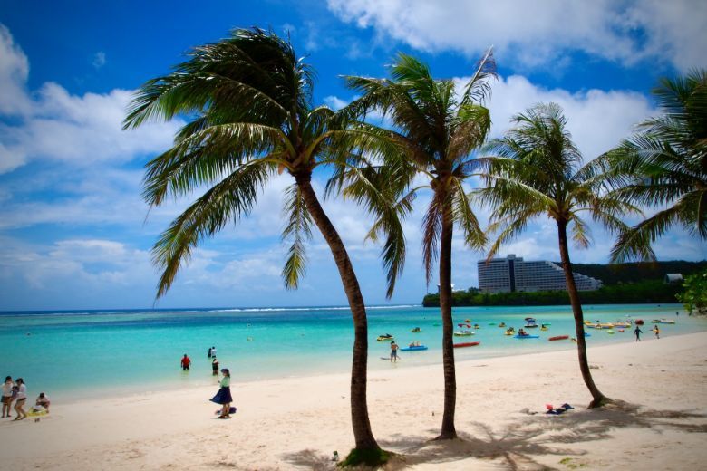 Sun, sea and shots await vaccine tourists to Guam. They will have a choice of Pfizer, Moderna or Johnson & Johnson brands.
