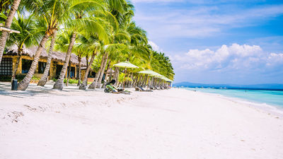A beach resort in Bohol.